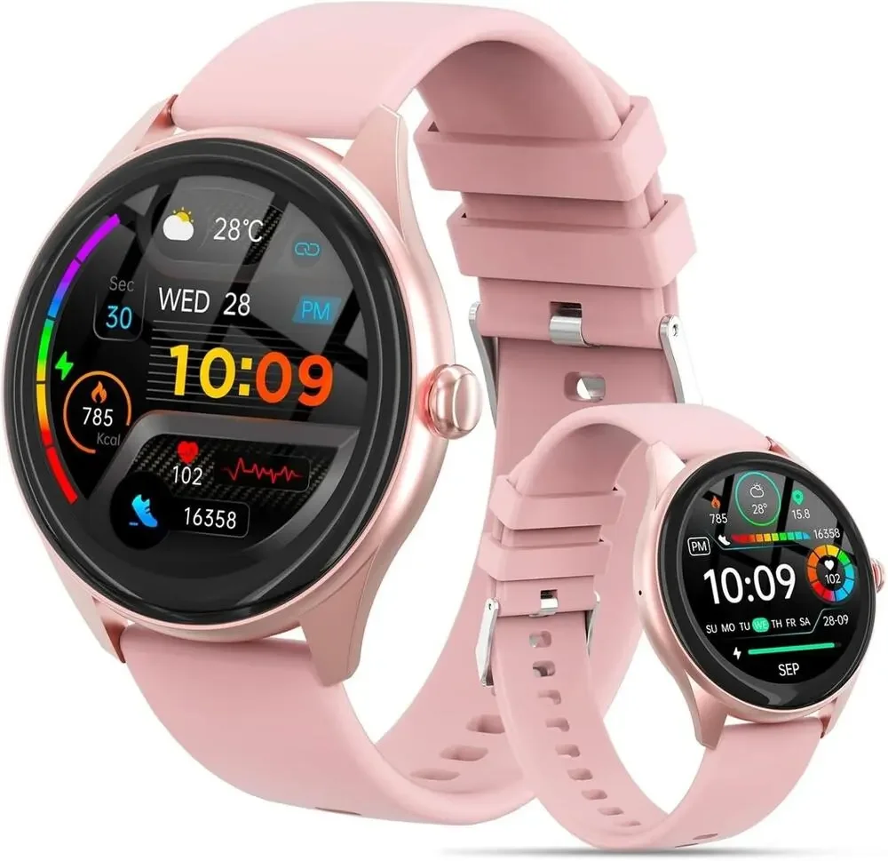 DIVOAZBVO TG02 Smart Watch Bluetooth Call 120 Sports Heart Rate iPhone Android
